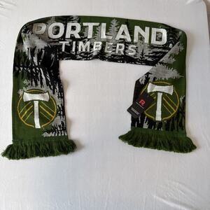 Portland Timbers NWT MLS Scarf Game Day Double Sided Winter Scarf Oregon Soccer